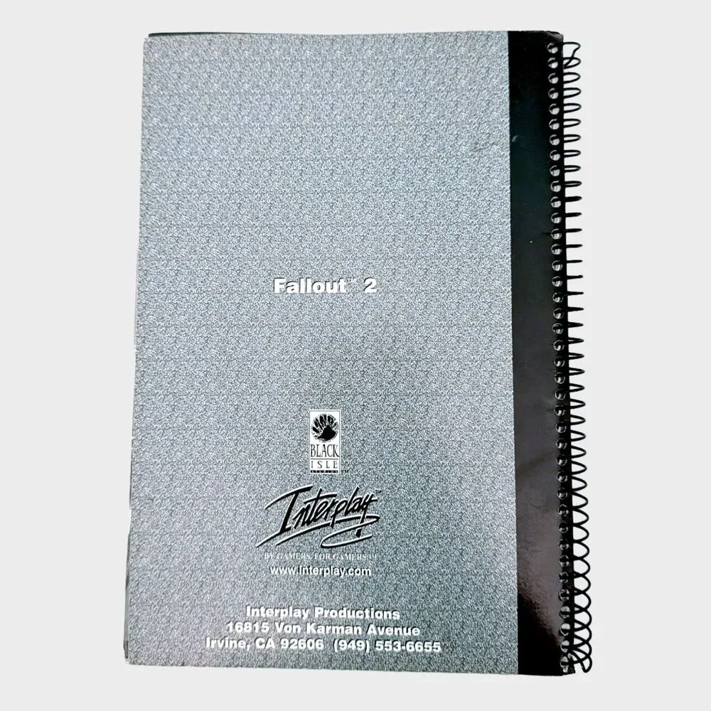 Fallout 2 Vault-Tec Lab Journal Instruction Manual PC Vintage 1998 Collectible